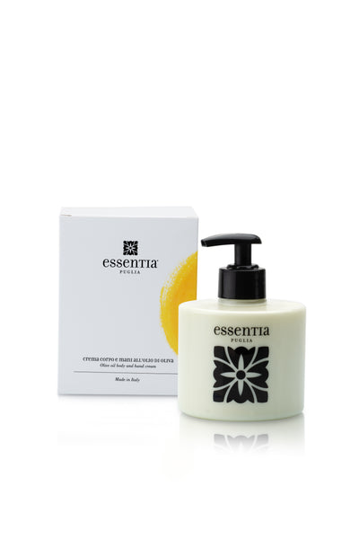 CREMA CORPO E MANI ALL'OLIO DI OLIVA 100 ml / 350 ml