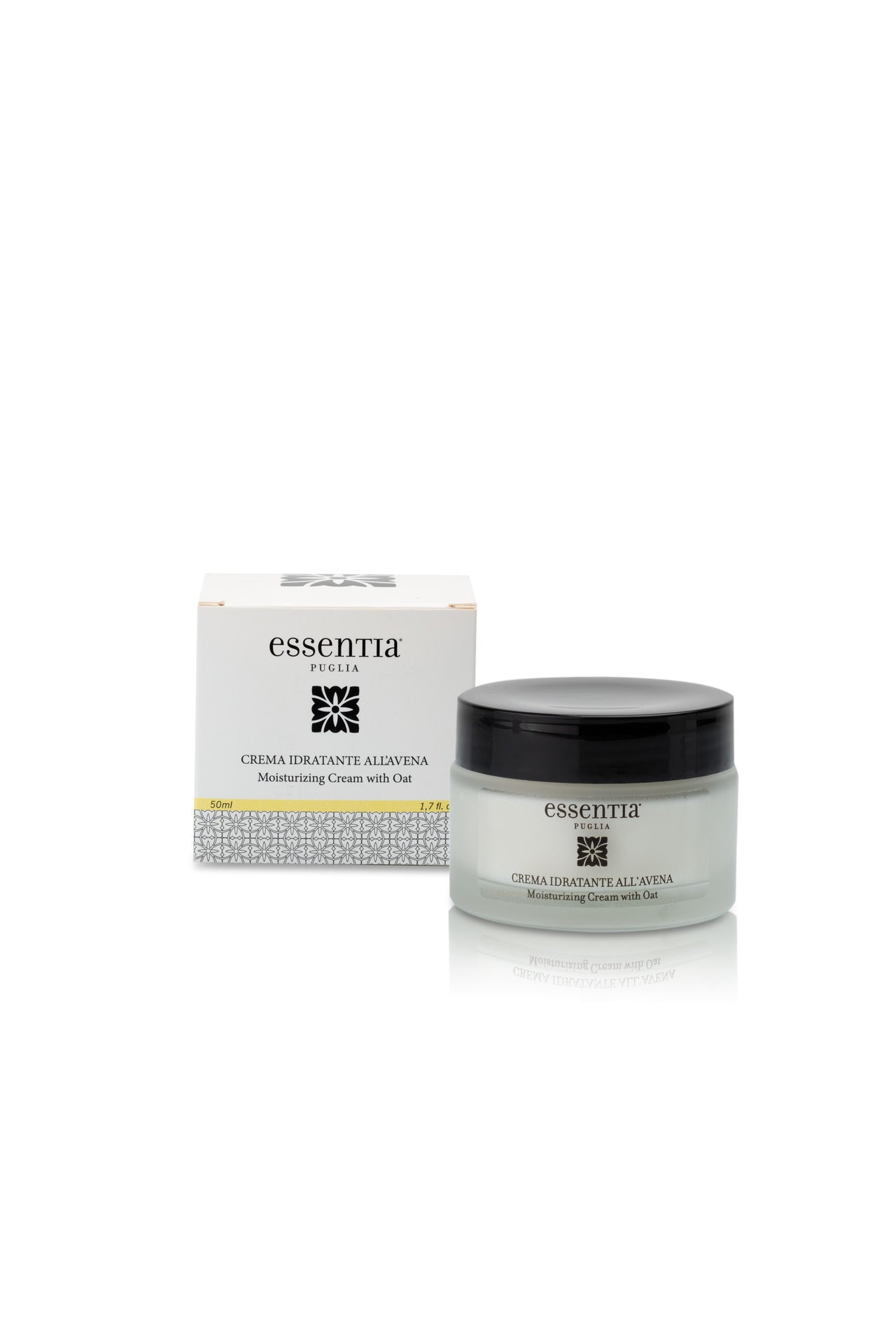 Crème hydratante visage à l'avoine